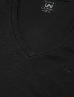 V NECK TEE - T-shirts