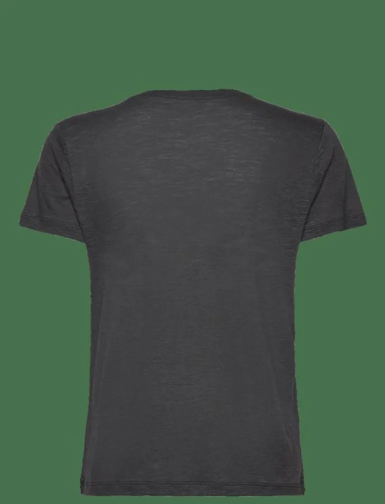 V NECK TEE - T-shirts
