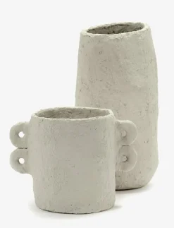 VASE MARIE PAPER MACHE BEIGE BY MARIE MICHIELSSEN - Krukor
