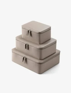 Vegan Leather Packing Cube Set - Resetillbehör