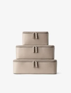Vegan Leather Packing Cube Set - Resetillbehör