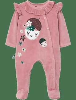 Velour play suit -BCI - Långärmad bodysuit