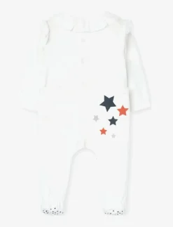 Velour play suit for baby girl -BCI - One-sie
