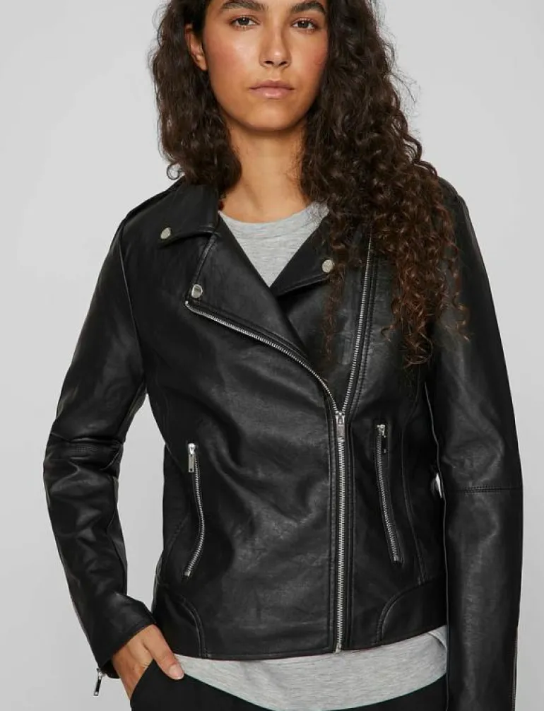 VICARA COATED JACKET - NOOS - Skinnjackor