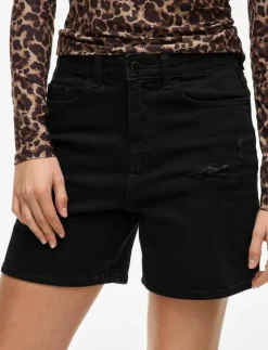 VIJAF HW DESTROY DENIM SHORTS - Jeansshorts