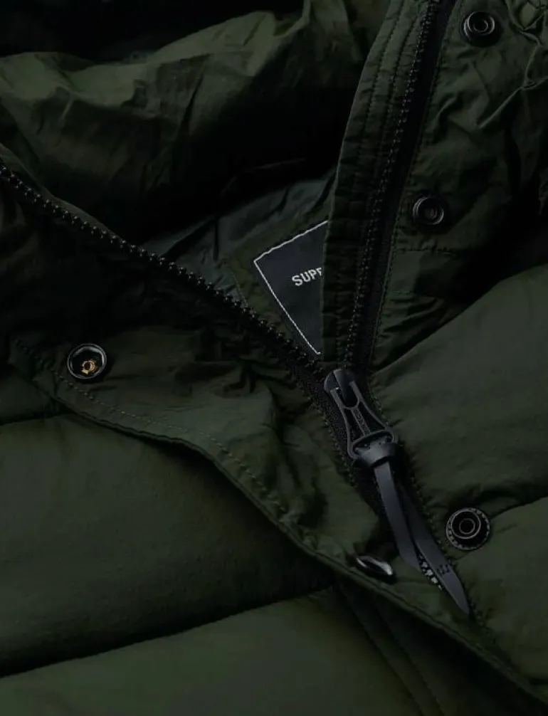 VINTAGE HOODED MID LAYER SHORT - Dunjackor