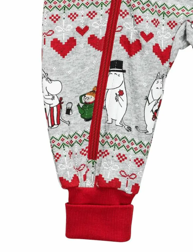 VINTERHJÄRTA OVERALL - Långärmad bodysuit