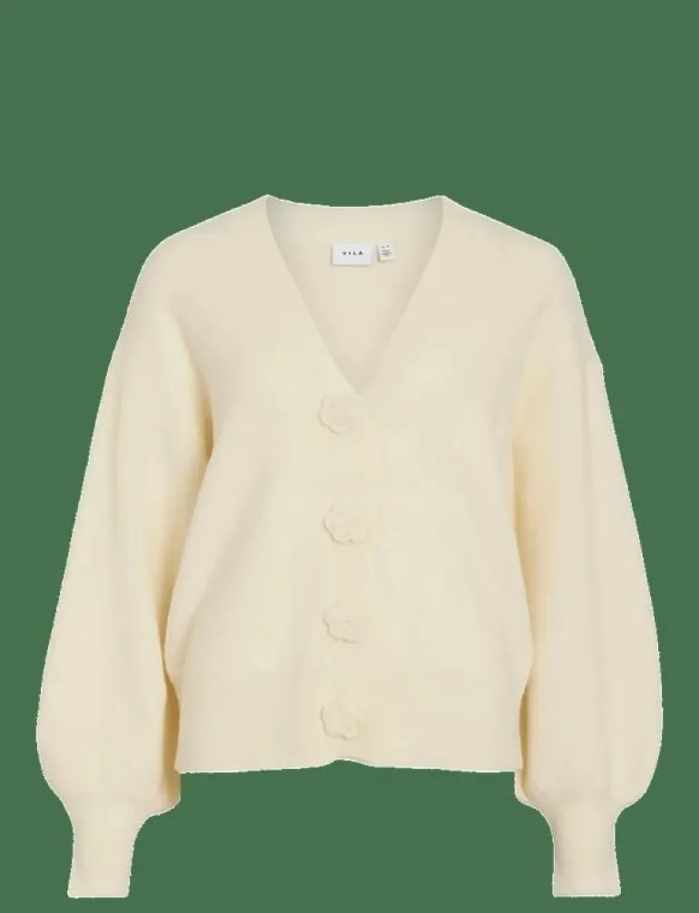 VIRADIA L/S ROSE CARDIGAN - Koftor