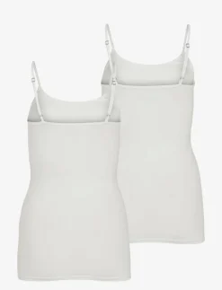 VISURFACE STRAP TOP NEW 2-PACK - Linnen