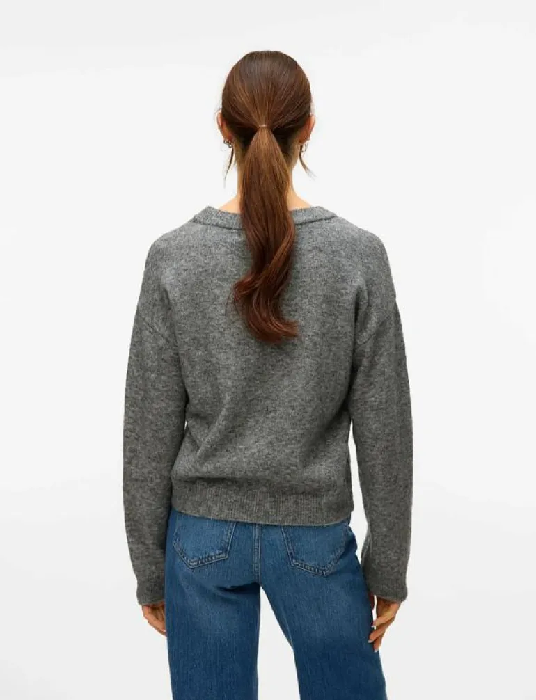 VMAMOREMIO LS O-NECK PULLOVER BOO - Stickat