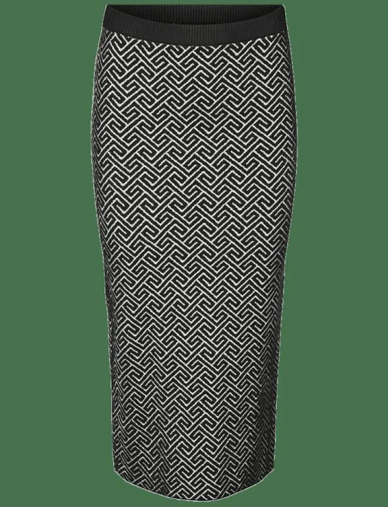 VMARIA ART NW PENCIL SKIRT GA - Midi kjolar