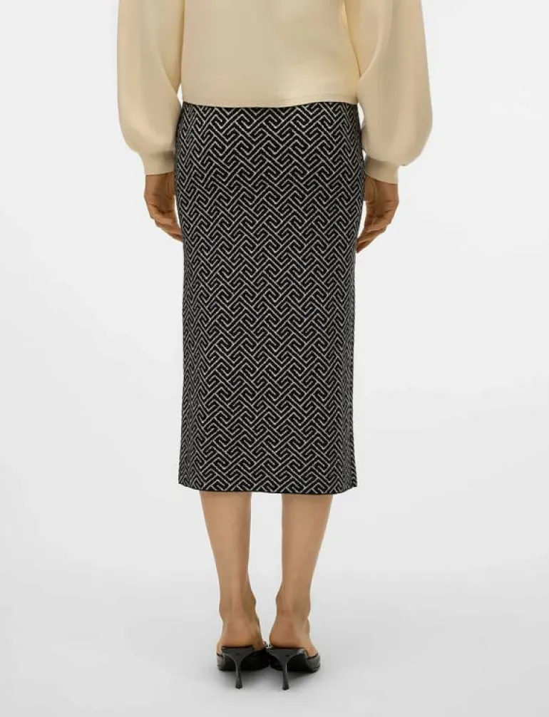 VMARIA ART NW PENCIL SKIRT GA - Midi kjolar