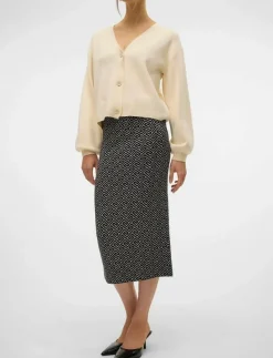 VMARIA ART NW PENCIL SKIRT GA - Midi kjolar