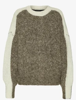 VMCORDELIA LS O-NECK PULLOVER GA - Stickat