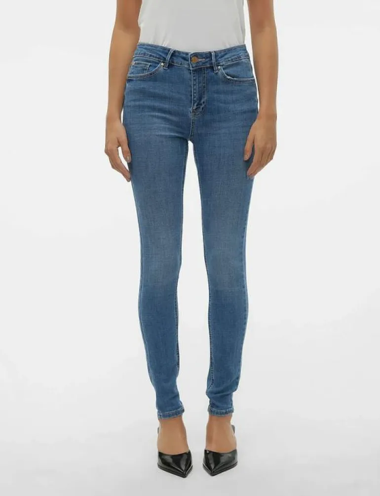 VMFLASH MR SKINNY JEANS LI347 GA NOOS - Skinny Jeans