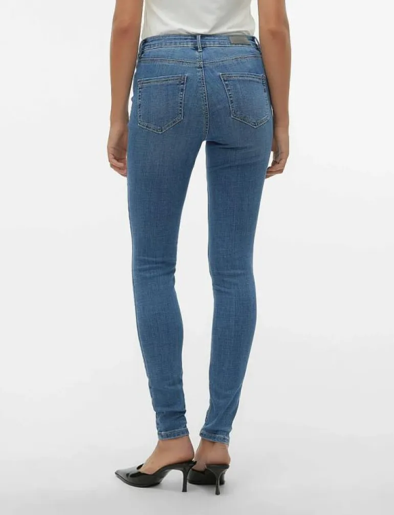 VMFLASH MR SKINNY JEANS LI347 GA NOOS - Skinny Jeans
