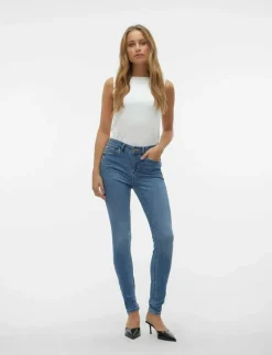 VMFLASH MR SKINNY JEANS LI347 GA NOOS - Skinny Jeans