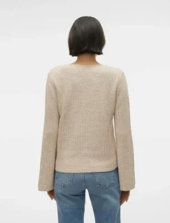 VMGINGER LS KNIT PULLOVER VMA - Stickat