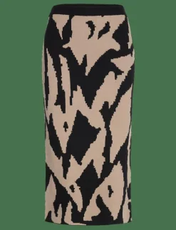 VMGOLD NEW ART NW 7/8 SKIRT GA - Midi kjolar