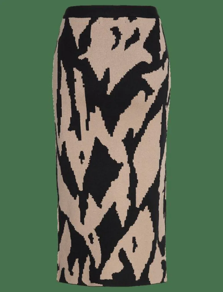 VMGOLD NEW ART NW 7/8 SKIRT GA - Midi kjolar