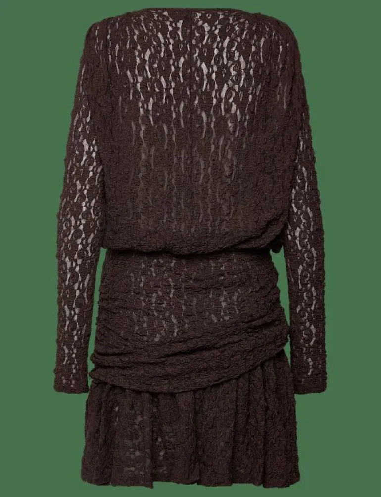 VMHALLEY LS LACE SHORT DRESS JRS EXP - Korta klänningar