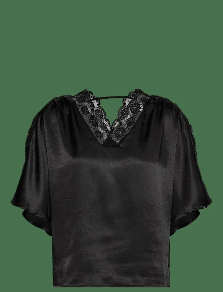 VMHILLARY 2/4 TOP BTQ GA - T-shirts