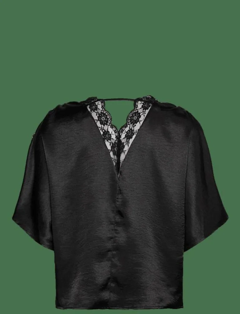 VMHILLARY 2/4 TOP BTQ GA - T-shirts