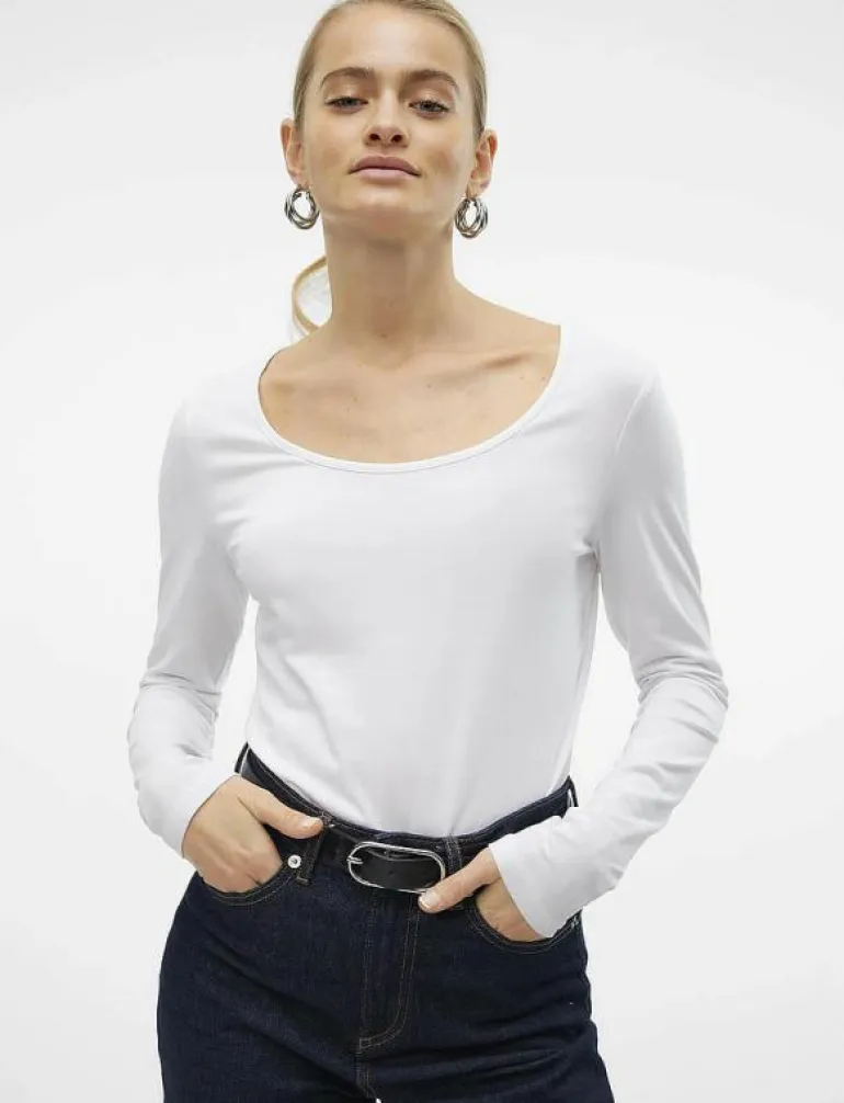 VMMAXI MY LS SOFT UNECK NOOS - Långärmade toppar