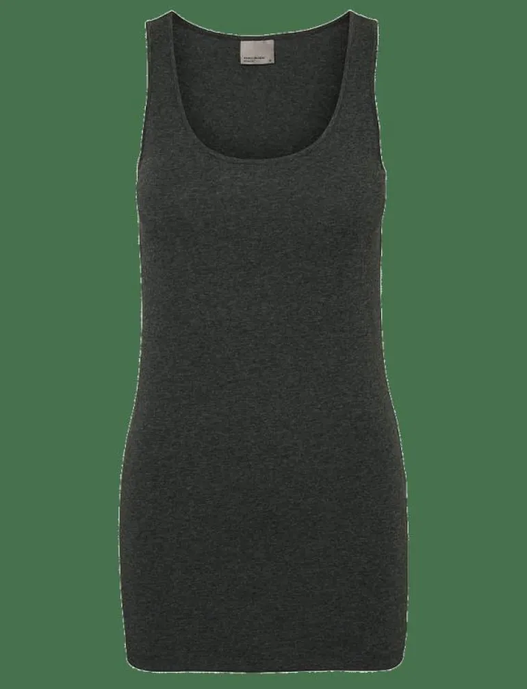 VMMAXI MY SOFT LONG TANK TOP NOOS - Linnen