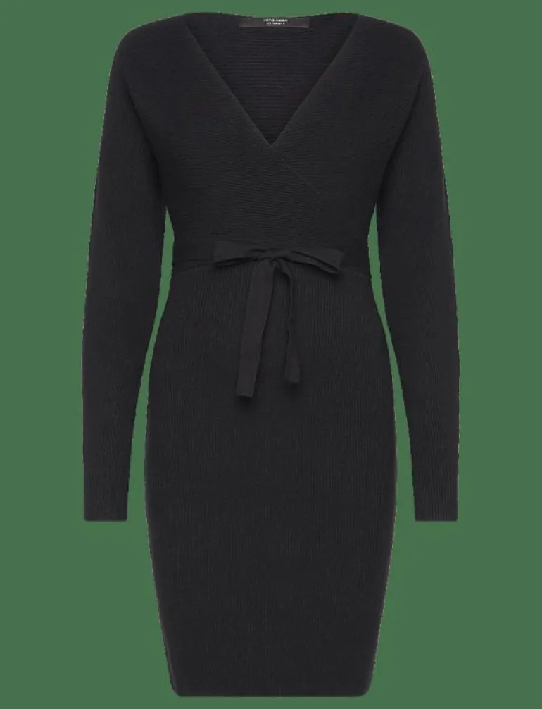 VMMHOLLYREM LS V-NECK DRESS GA NOOS - Midiklänningar