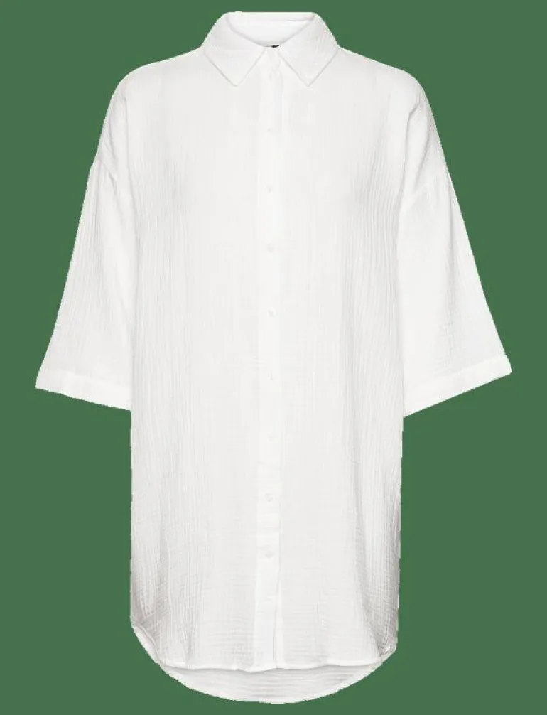 VMNATALI 3/4 LONG OVERSHIRT - Overshirts