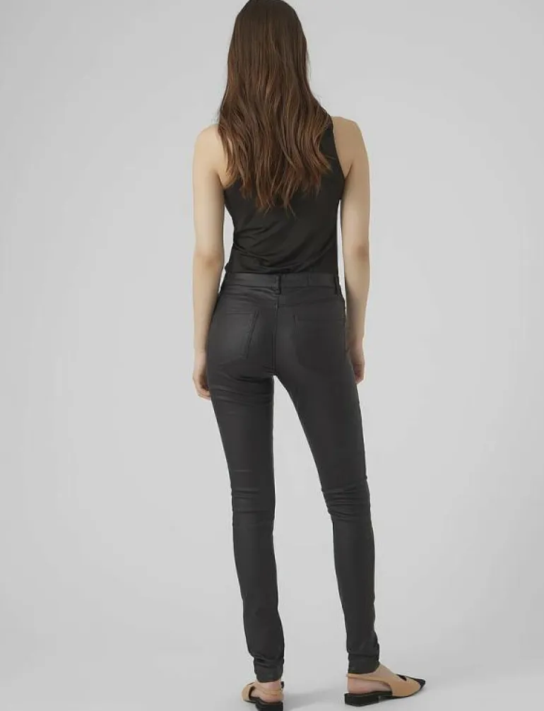 VMSEVEN NW SS SMOOTH COATED PANT NOOS - Skinny Jeans