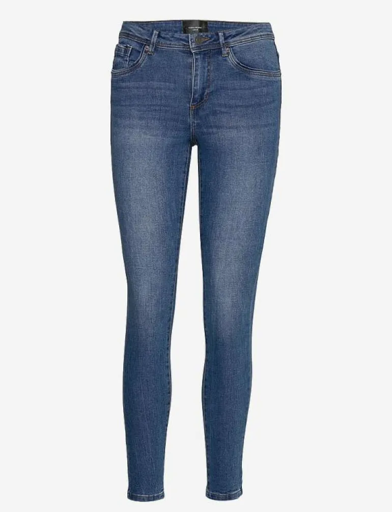VMTANYA MR S PIPING JEANS VI349 GA NOOS - Skinny Jeans