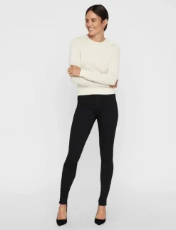 VMTANYA MR S PIPING JEANS VI120 GA NOOS - Skinny Jeans