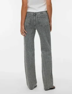 VMTESSA HR WIDE RHINESTONE JEANS RA206 - Vida byxor