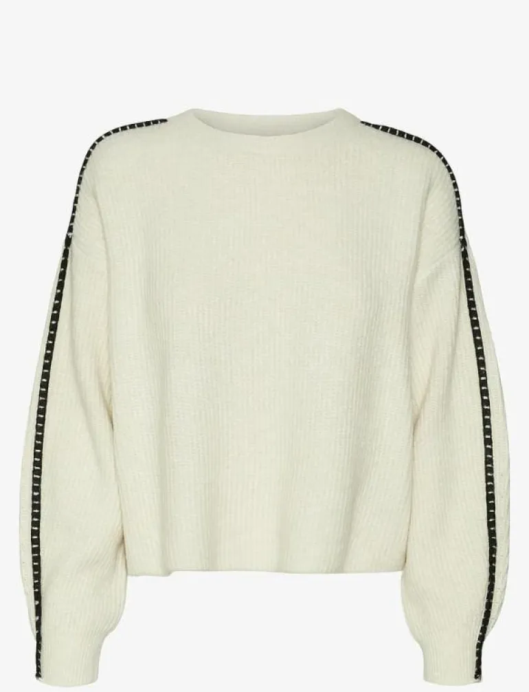 VMZORA LS O-NECK PULLOVER GA - Stickat