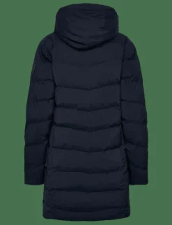 W MARINA LONG QUILTED JKT - Dunkappor