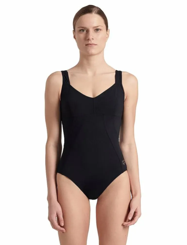W VERTIGO ONE PIECE R BLACK - Baddräkter
