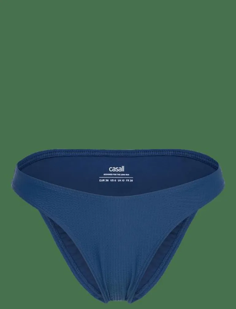 Waffle High Leg Bikini Bottom - Bikinis
