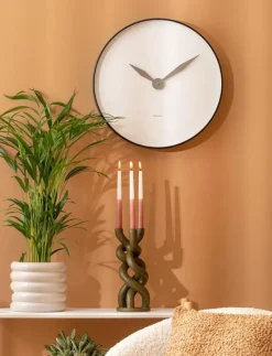 Wall clock Albatross iron black - Väggklockor