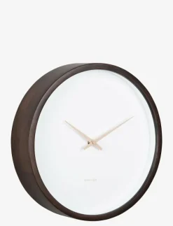 Wall clock Ancho dark wood medium - Väggklockor