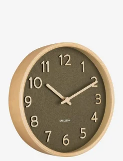 Wall clock Pure wood grain small - Väggklockor