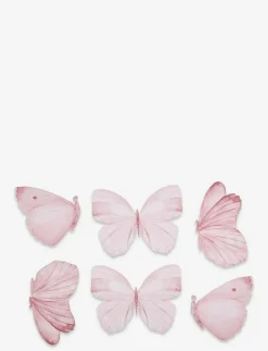 Wall Sticker Butterfly set of 6 rose - Djur