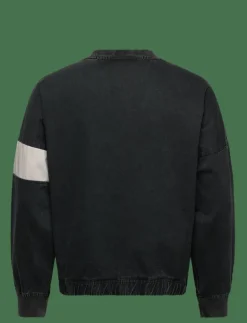 Washed Diamond Drill Sweat - Sweatshirts
