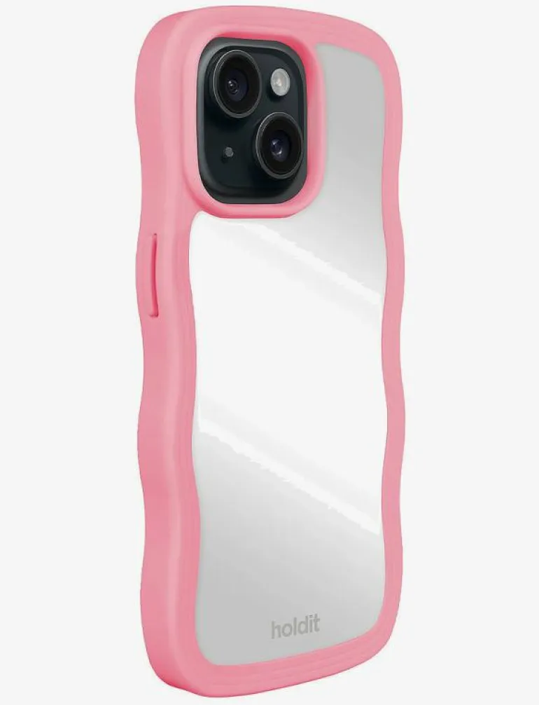 Wavy Case iPhone Rogue Pink/Mirror - Mobilskal
