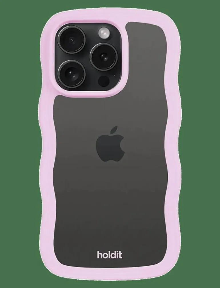 Wavy Case Lilac/Transparent - Mobilskal