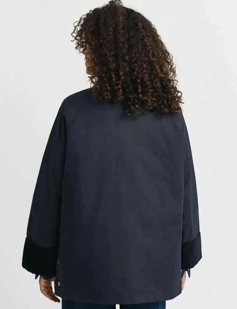 WAXED COTTON DOUBLE DECKER JACKET - Utilityjackor