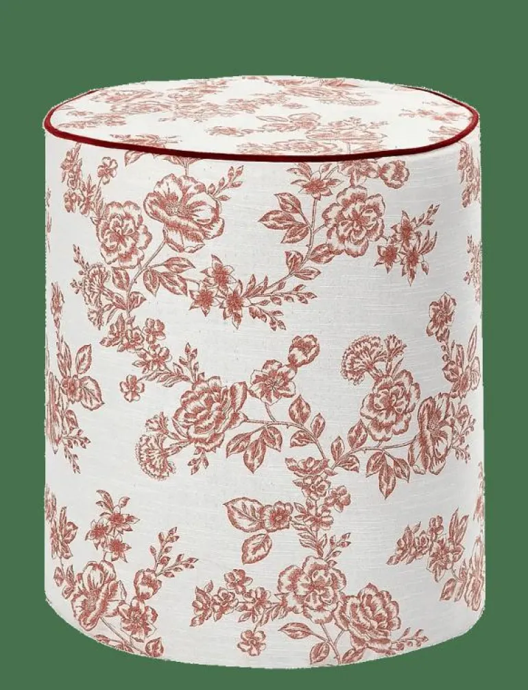 Whimsical Rose Pouf - Sittpuffar