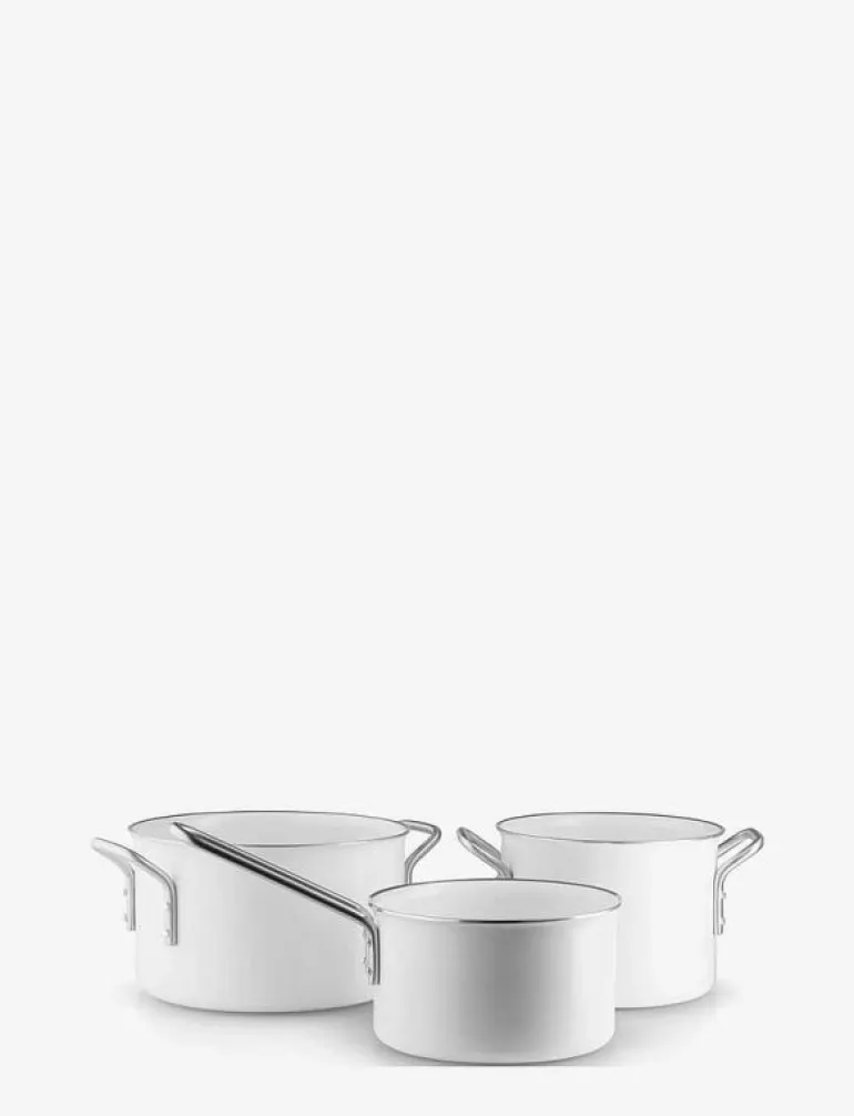 White Line Gryteset 3 st. keramisk Slip-Let® - Grytor