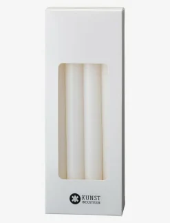 White Taper Candles, 20 cm, 8 pack - Dekoration